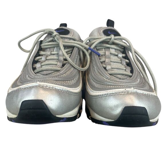 Nike Air Max 97 Shoes Youth Size 7Y Metallic Silver Persian Violet 921522-027 - Picture 4 of 10